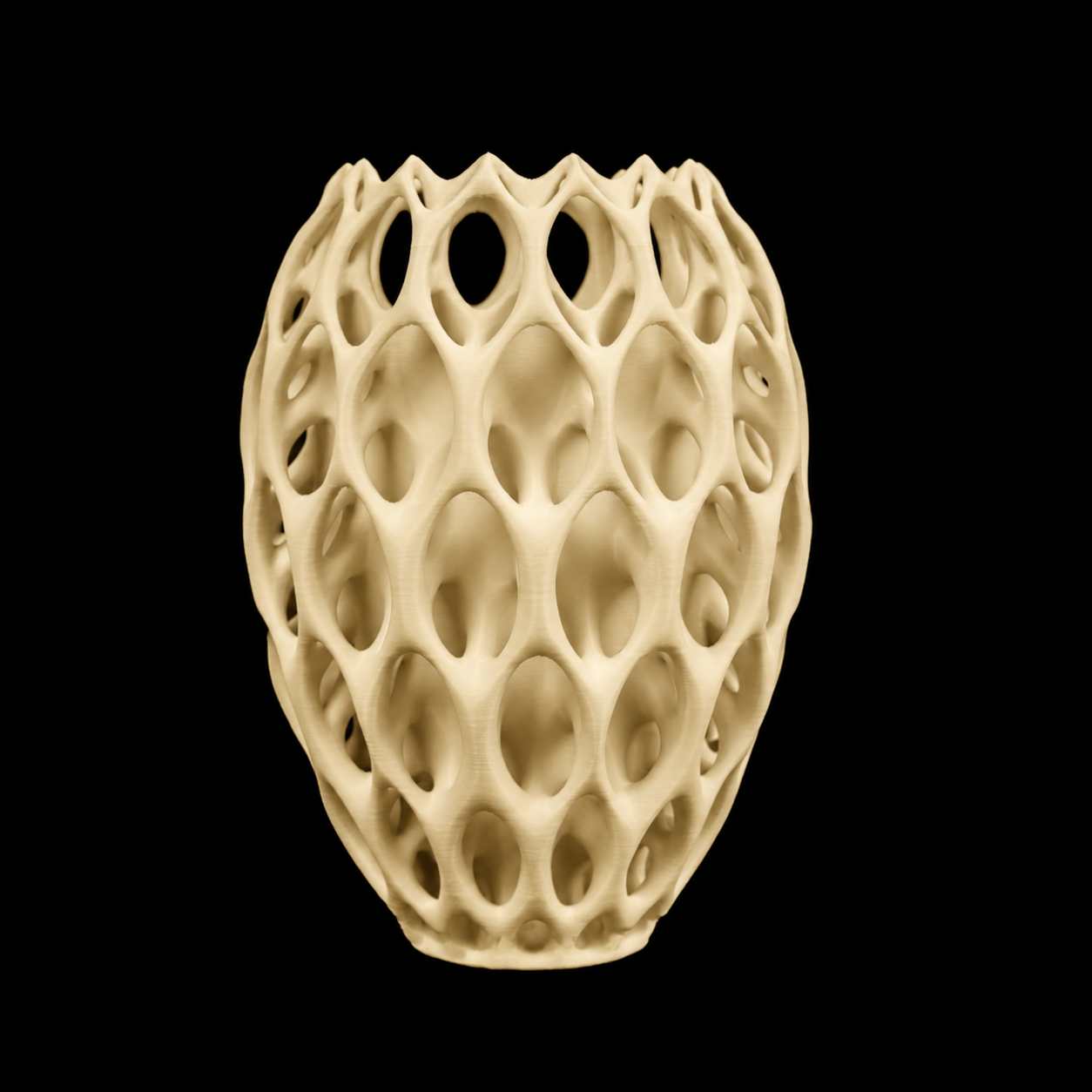 Modern Machine Nest Vase with a sleek, contemporary design, featuring a smooth surface and elegant shape suitable for home decor.