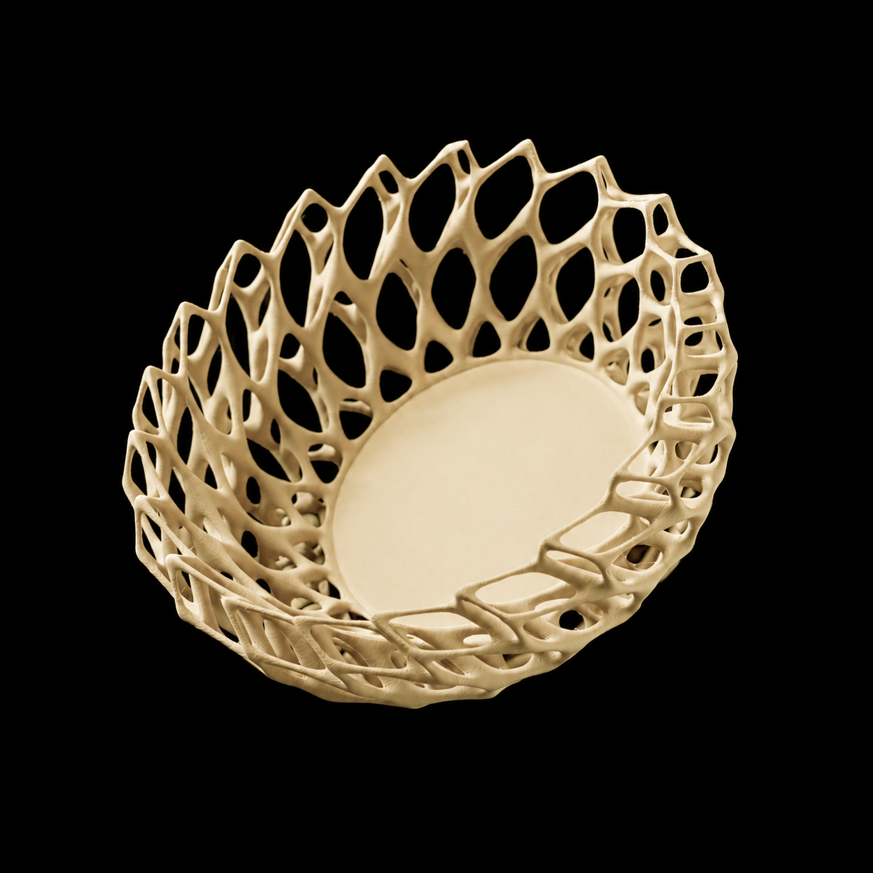 Modern Machine Nightbloom bowl with intricate floral design in vibrant colors, showcasing its artistic craftsmanship.