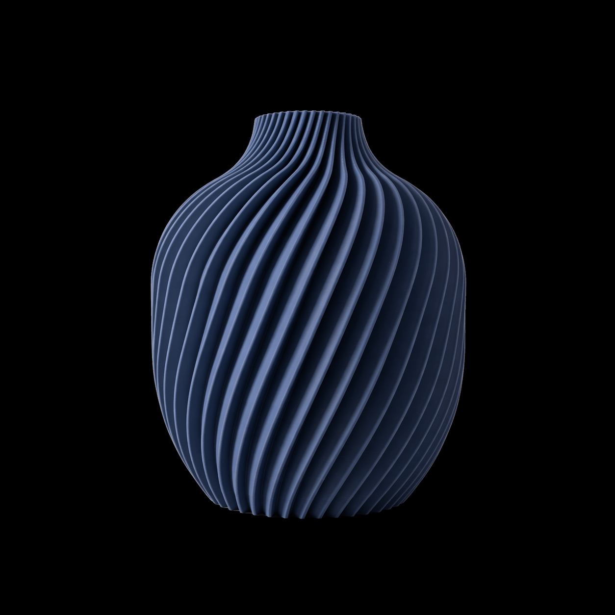 Modern Machine Vortex Vase in sleek design with swirling patterns, perfect for contemporary home decor.