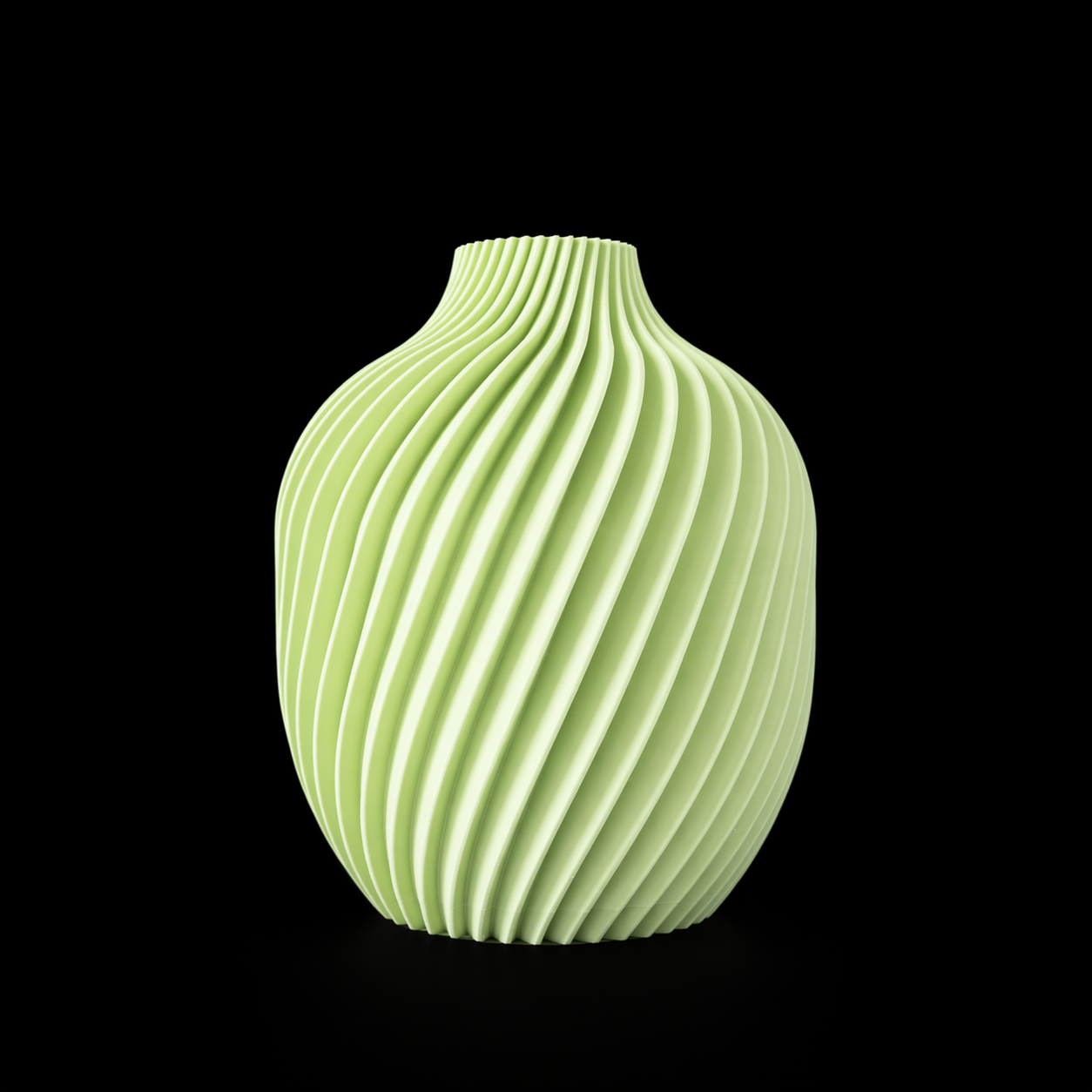 Modern Machine Vortex Vase with a sleek, minimalist design and a deep, swirling pattern in a stylish ceramic finish.