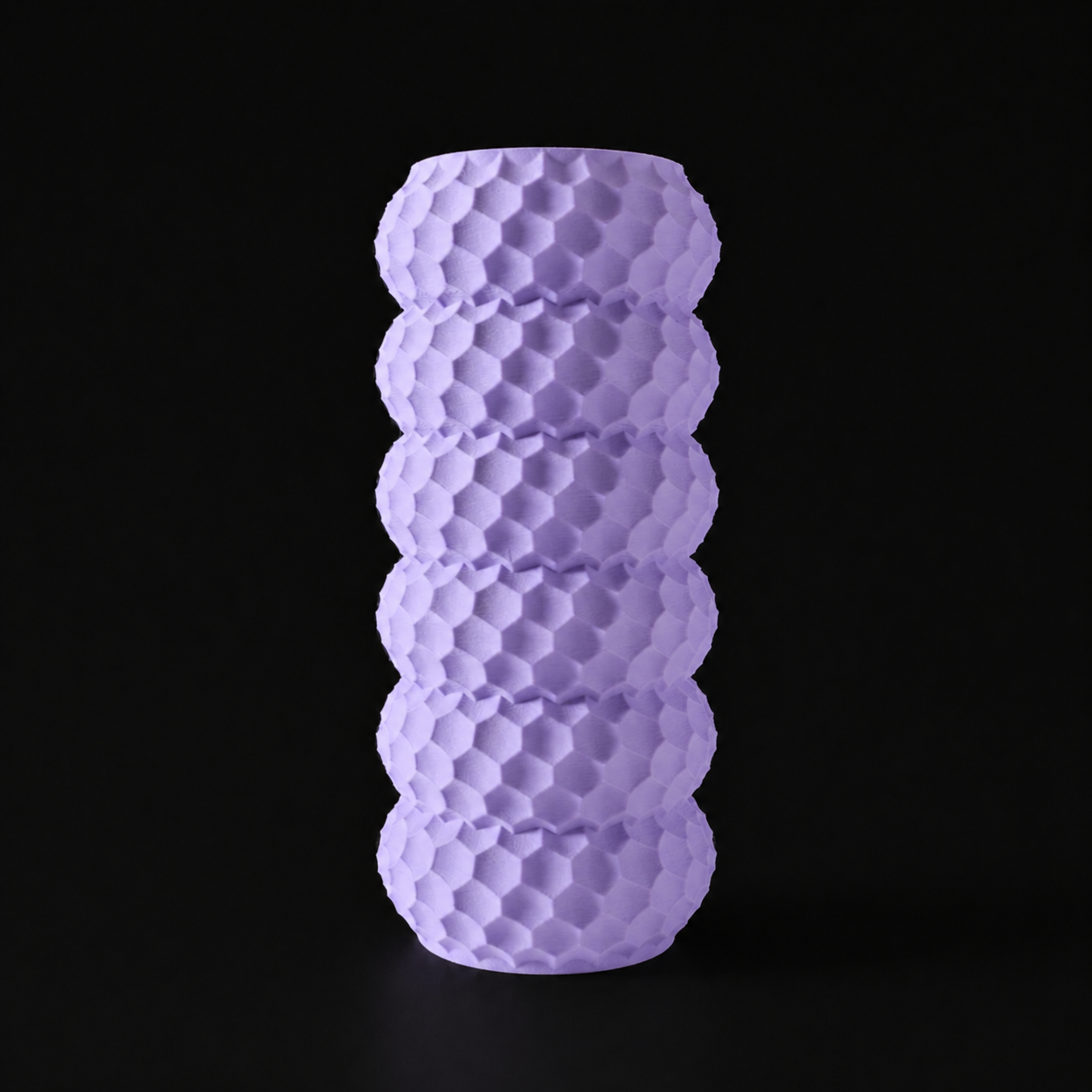 Modern Machine splice vase with a sleek, artistic design featuring colorful geometric patterns and a smooth ceramic finish.