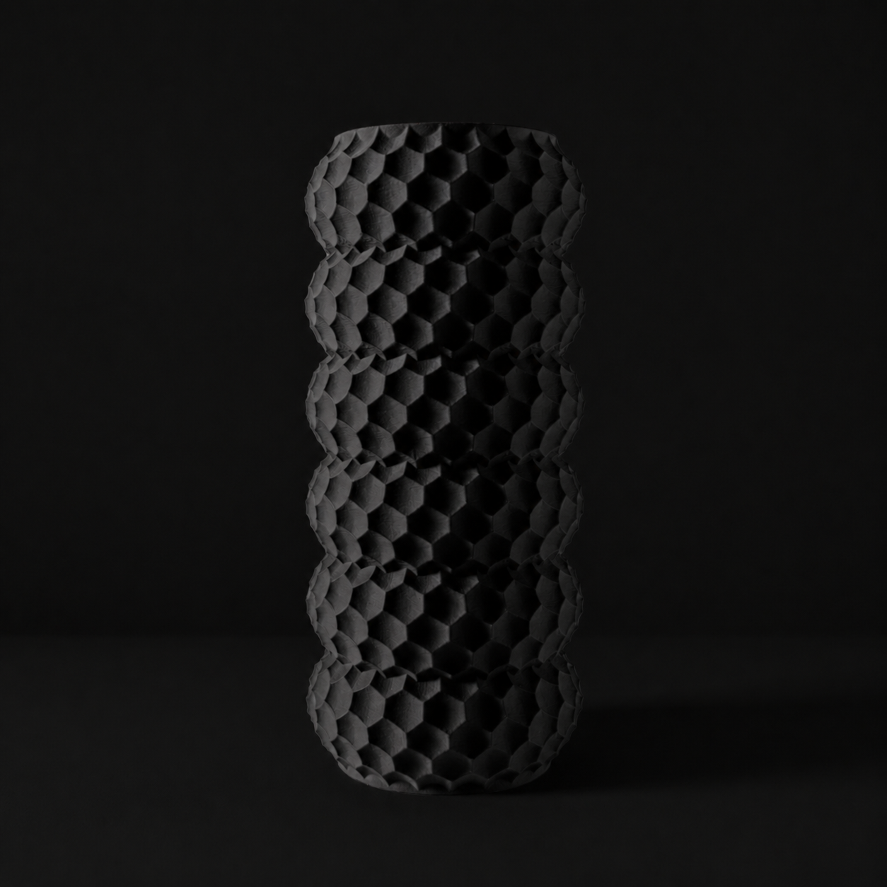 Modern Machine Splice Vase with a sleek, modern design and textured surface, ideal for decorative floral arrangements.
