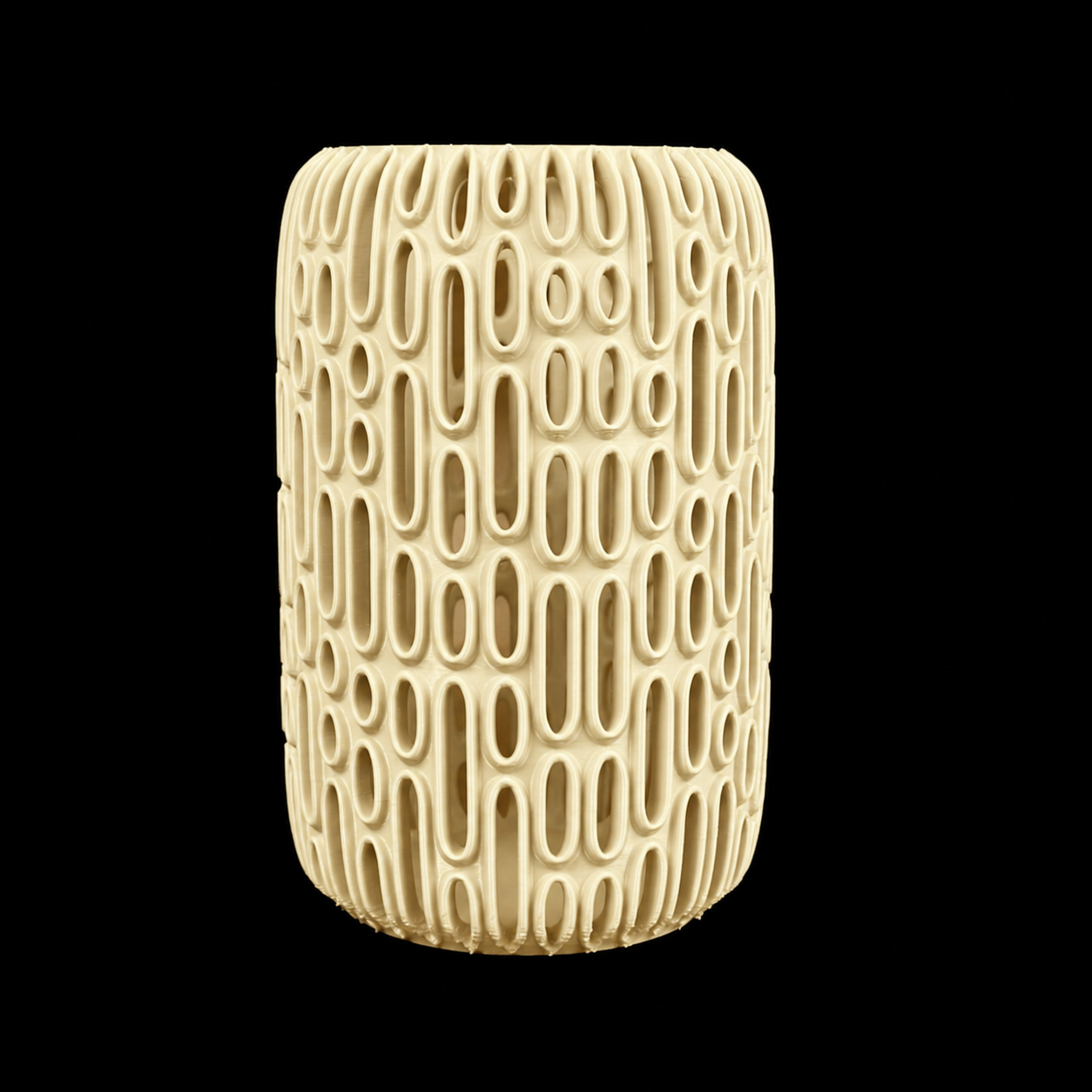 Modern Machine Orbit Vase with sleek, rounded ceramic design, showcasing its smooth surface and contemporary style.