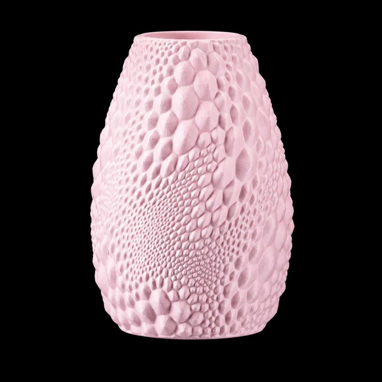 Modern Machine Pebbleform Vase with smooth, rounded pebble design in a neutral ceramic finish.