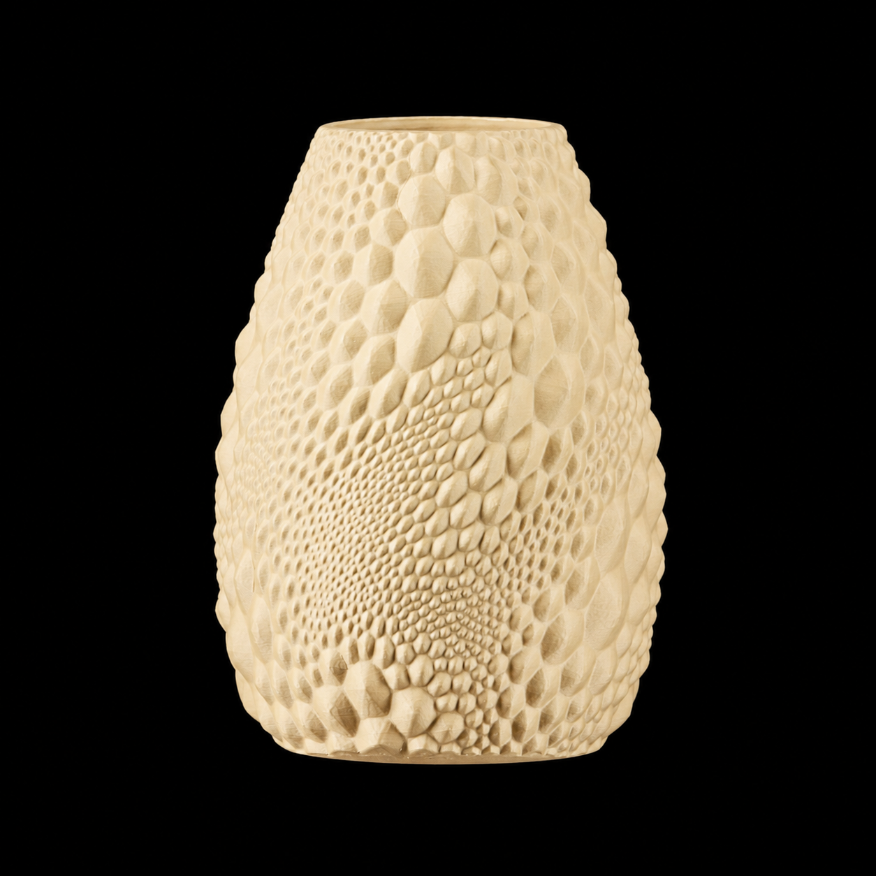 Modern Machine Pebbleform Vase featuring a smooth, rounded pebble shape in a neutral finish, perfect for modern home decor.