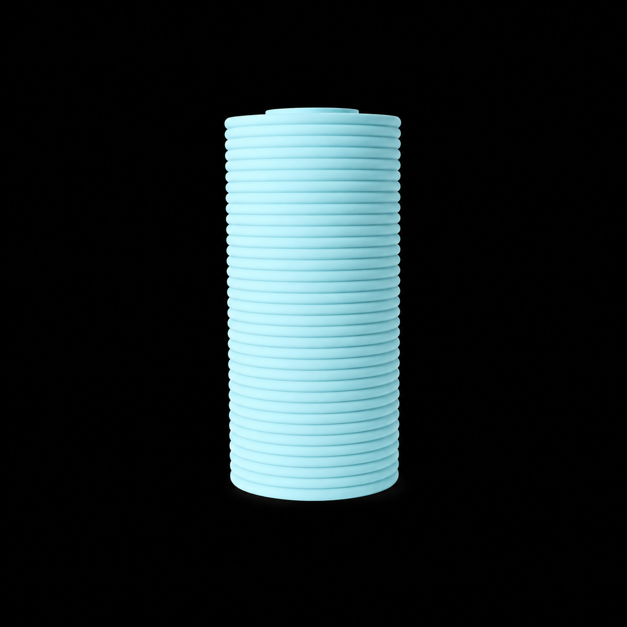 Modern Machine column vase with a sleek, minimalist design suitable for contemporary home decor.