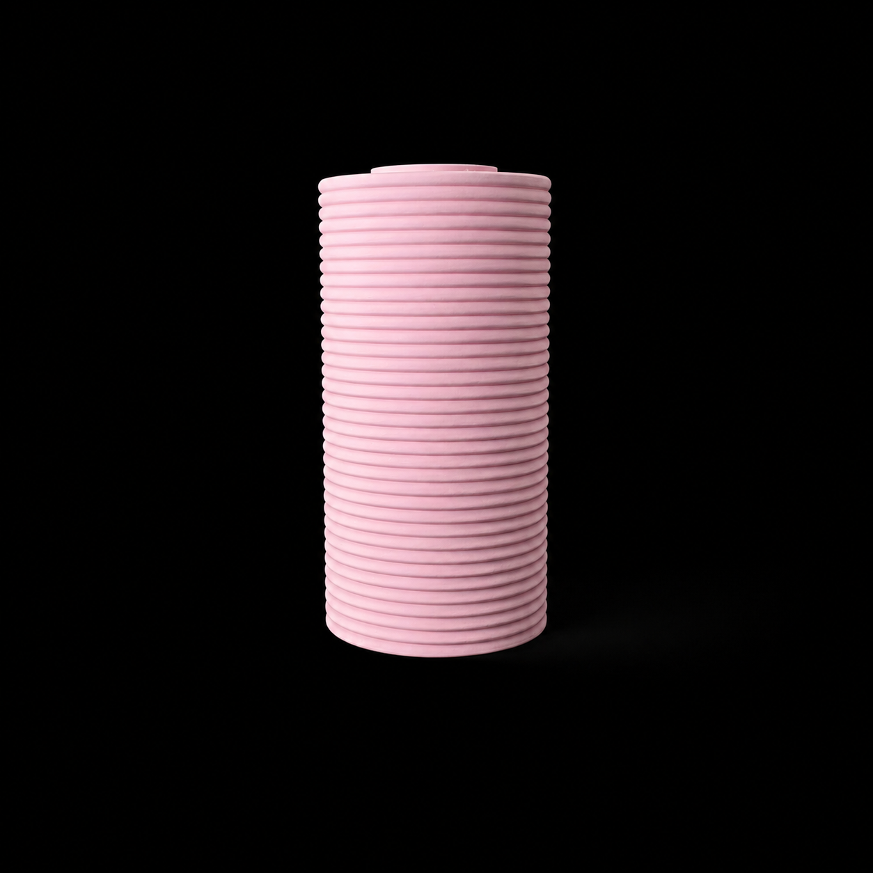 Modern Machine column vase with a sleek, minimalist design, featuring a tall, cylindrical shape perfect for modern floral displays.