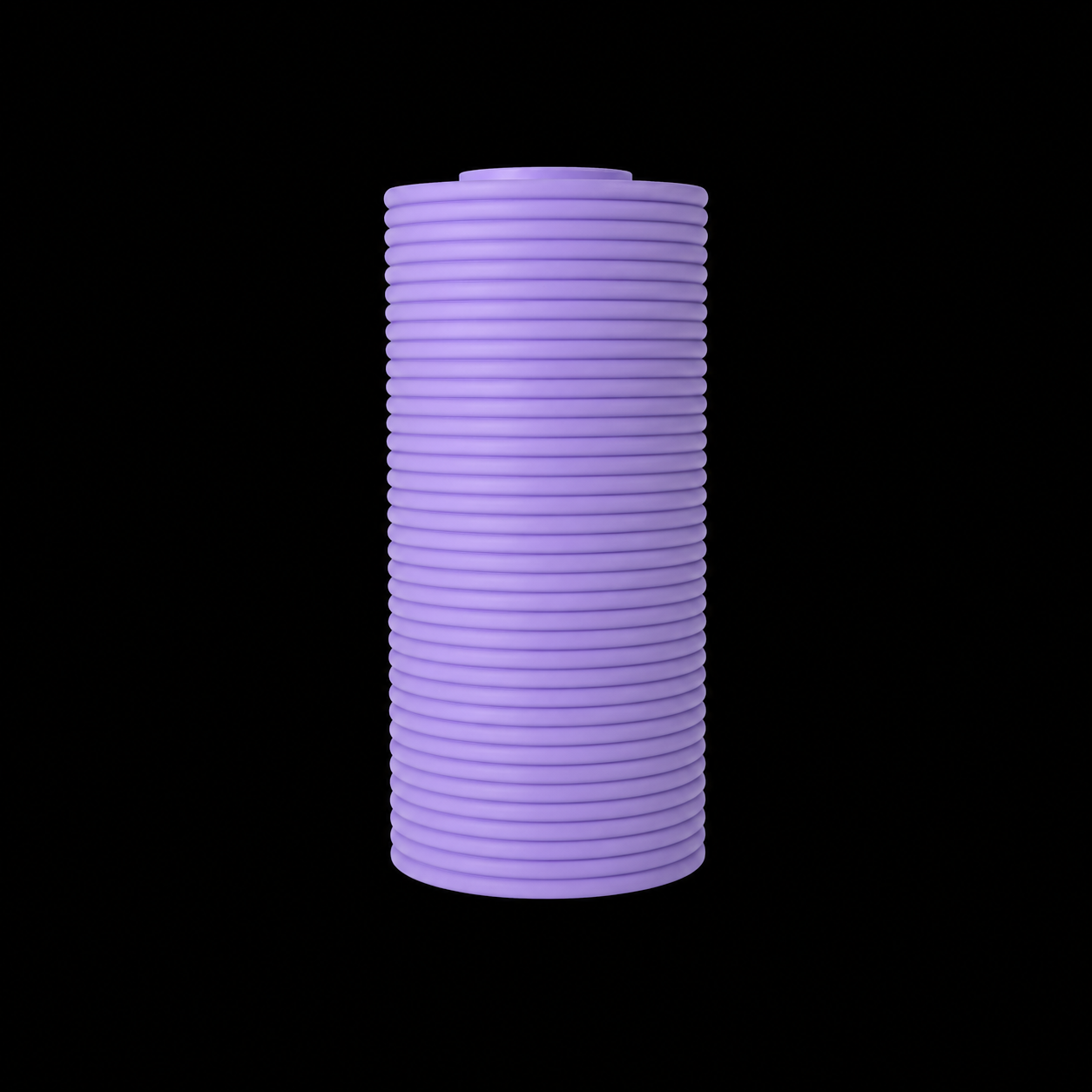 Modern Machine column vase with sleek, cylindrical design, perfect for floral arrangements or decorative displays.