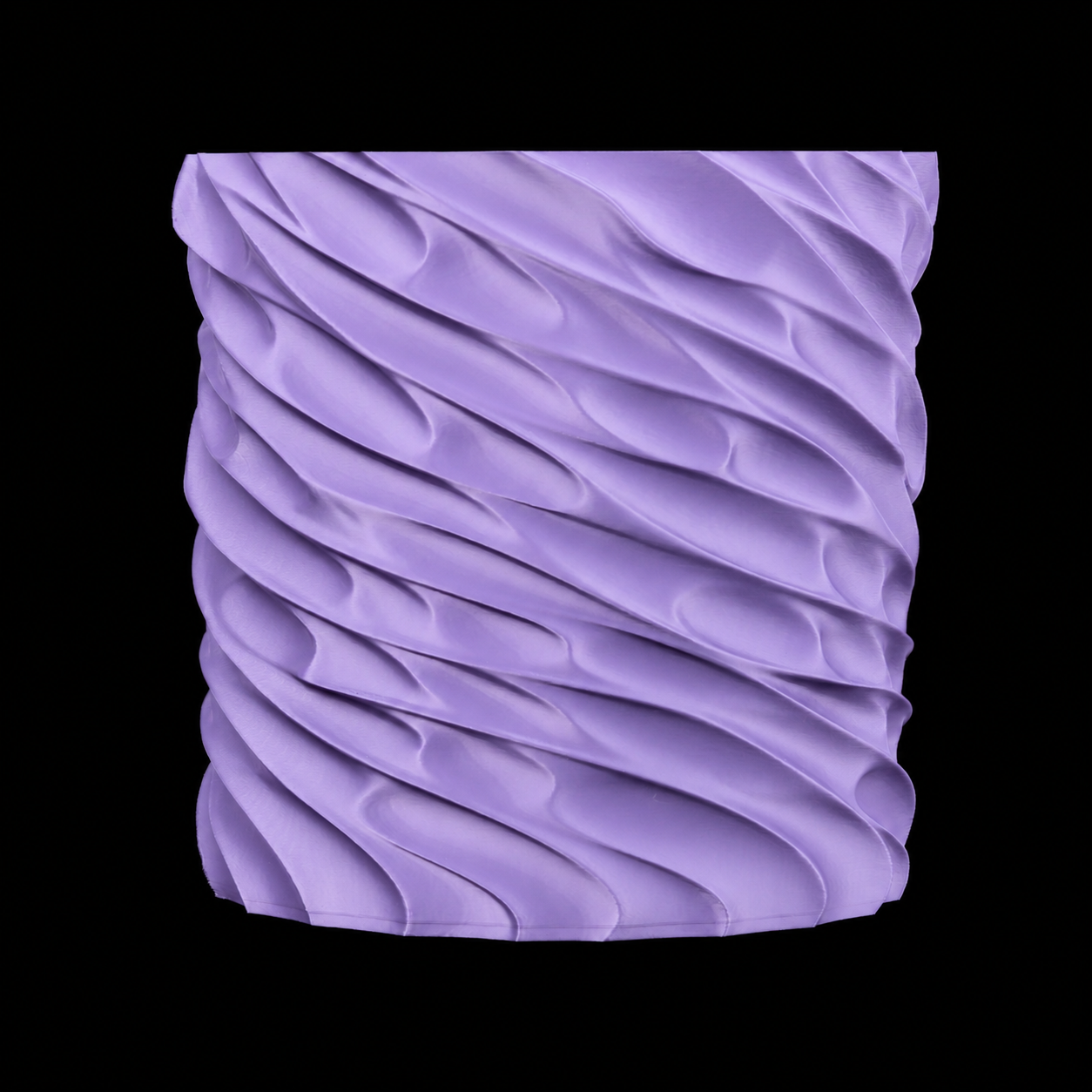 Modern Machine Torsion Ellipse Vase, sleek ceramic vase with twisted elliptical design, ideal for contemporary home decor.
