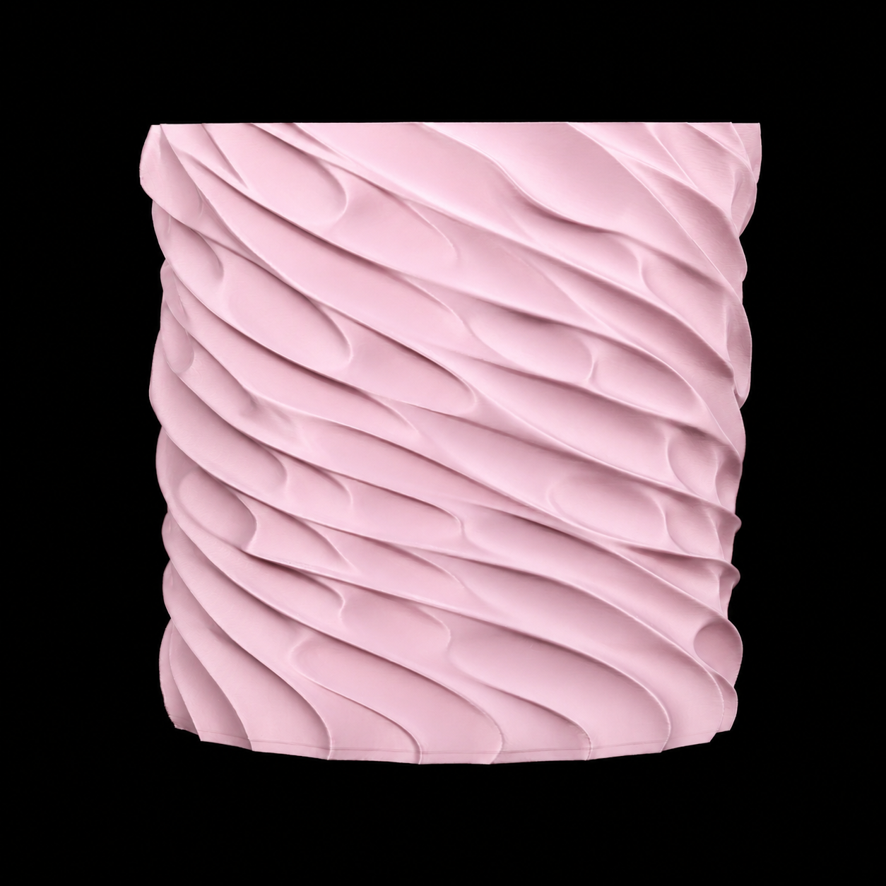 Modern Machine Torsion Ellipse Vase with sleek, curved design perfect for contemporary home decor.