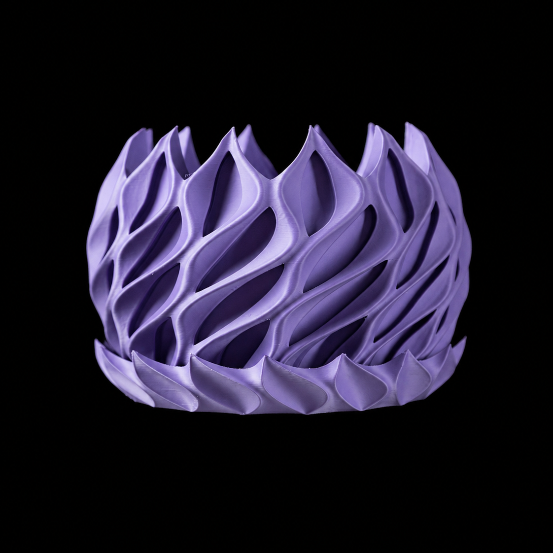 Modern Machine Helix Planter with twisted design, showcasing a stylish and contemporary planter for indoor or outdoor use.